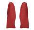B Post Trim Cover - Leather - Pair - Red - RS1757RED